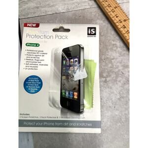 iSound Premium Protection Pack 4 Protector for iPhone 4 Screen/Back Protector